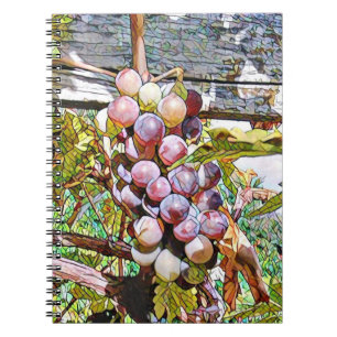 grapes. notebook