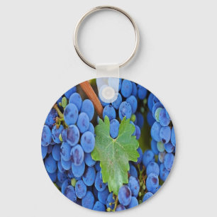 Grapes on a Vine Key Ring