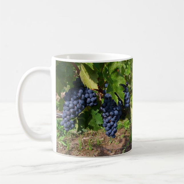 Grapes on the Vine Mg Coffee Mug (Left)