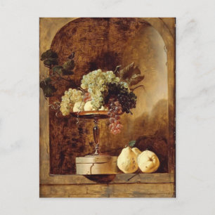 Grapes,Peaches,Quinces in a Niche by Frans Snyders Postcard