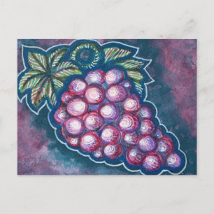 Grapes postcard