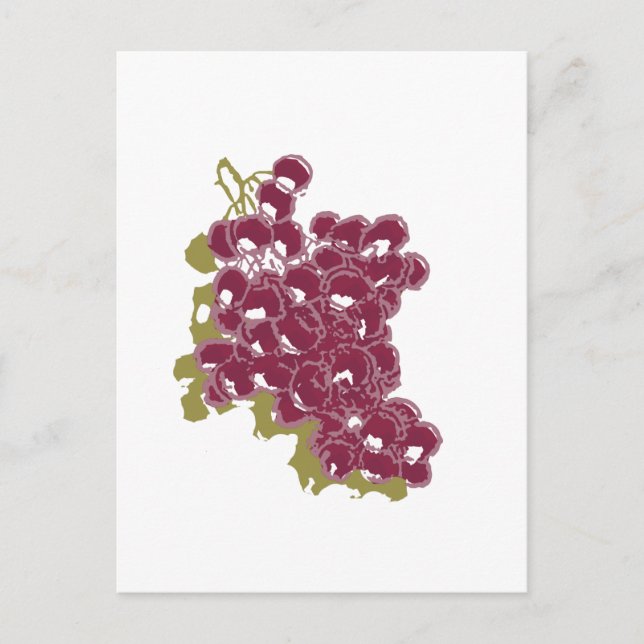 Grapes Postcard (Front)