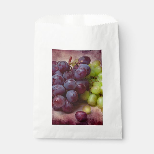 Grapes Red And Green Favour Bag (Front)
