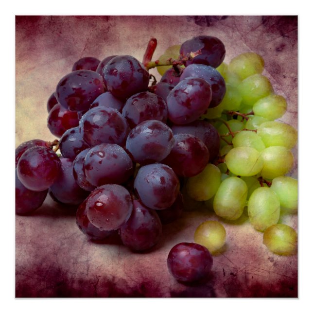 Grapes Red And Green Poster (Front)
