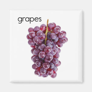 Grapes Refrigerator Magnet