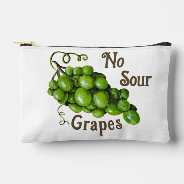 Grapes Small Cosmetic Bag (Front)