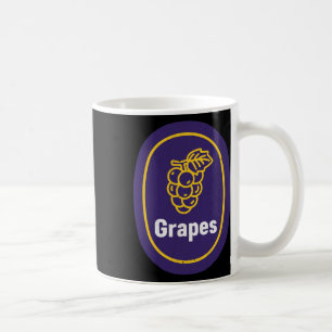 Grapes Sticker Costume Kids Grapes Fruit Matching Coffee Mug