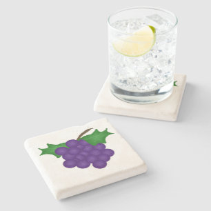 Grapes Stone Coaster