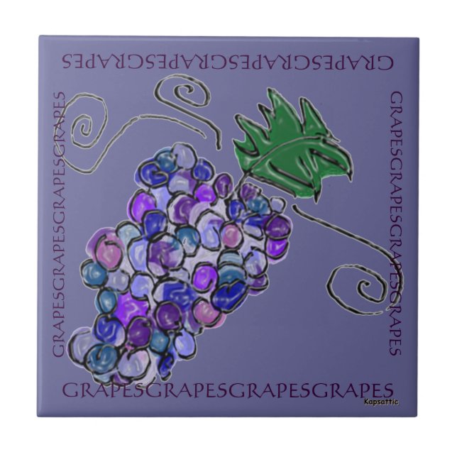 Grapes Tile (Front)
