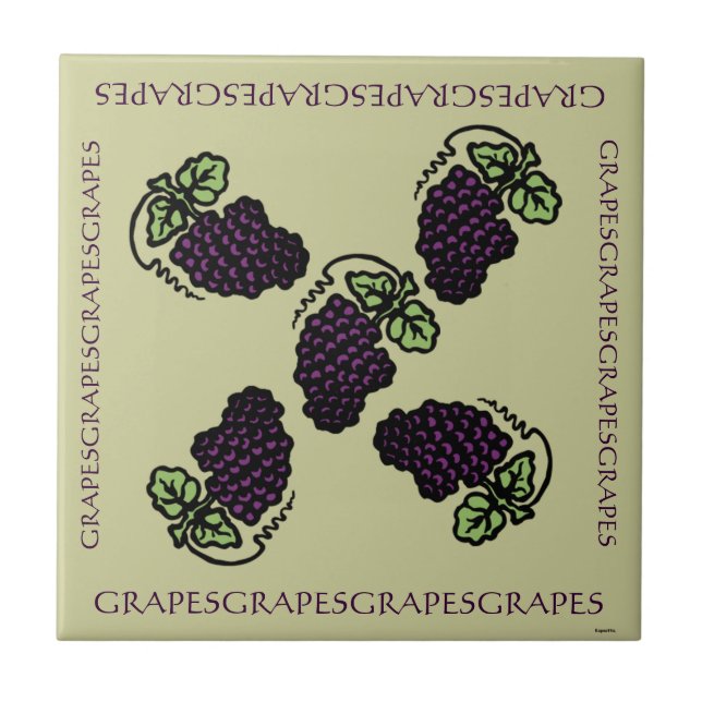 Grapes Tile (Front)