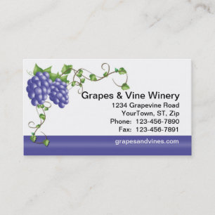 Grapes & Vine Business Card