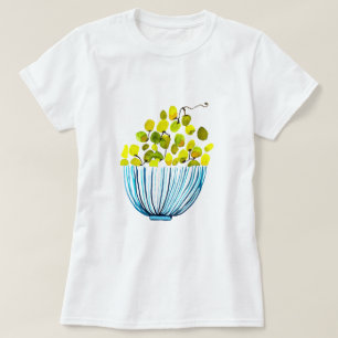 Grapes watercolor cute fruit T-Shirt