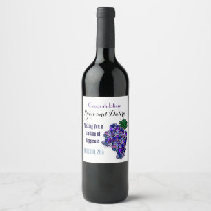 Grapes Wine Label