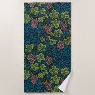 Grapevine (by William Morris) Beach Towel