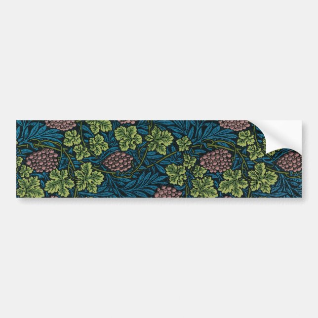 Grapevine (by William Morris) Bumper Sticker (Front)