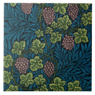 Grapevine (by William Morris) Ceramic Tile