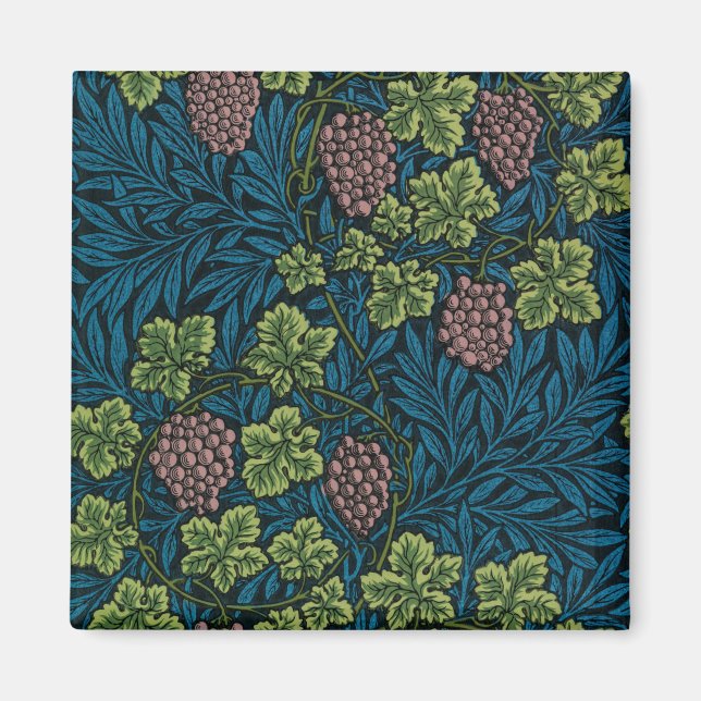 Grapevine (by William Morris) Magnet (Front)