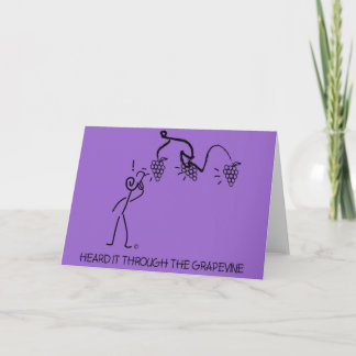 GRAPEVINE CARD