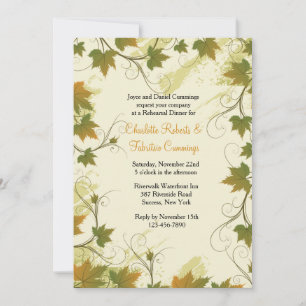 Grapevine Frame Invitation