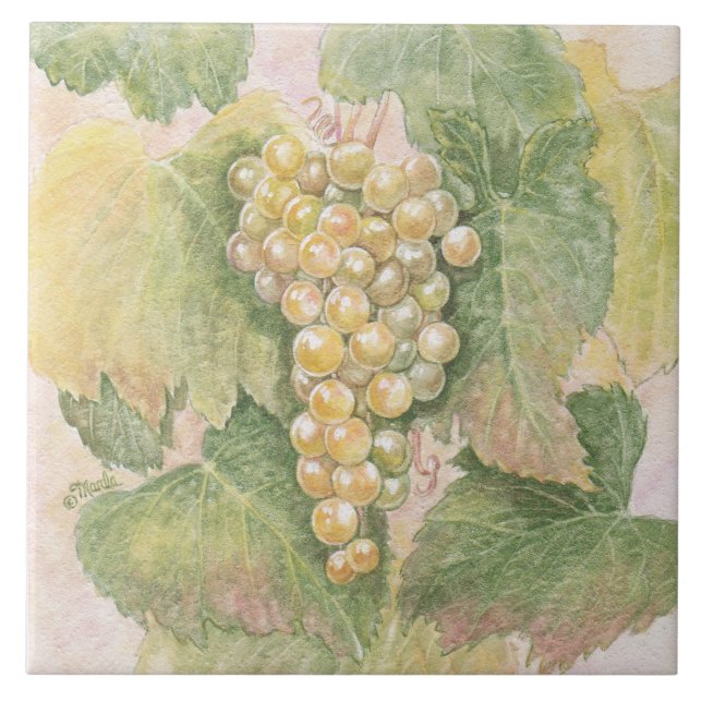 Grapevine Sandstone trivet (Front)