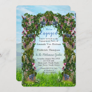Grapevines, Honeysuckles & Hummingbirds Invitation