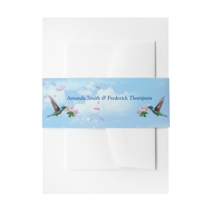 Grapevines, Honeysuckles & Hummingbirds Invitation Belly Band
