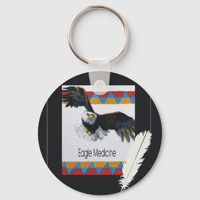 Graphic1Eagle Medicine new Key Ring (Front)