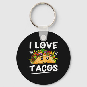 Graphic 365 I Love Tacos Tee Cinco De Mayo Taco  Key Ring