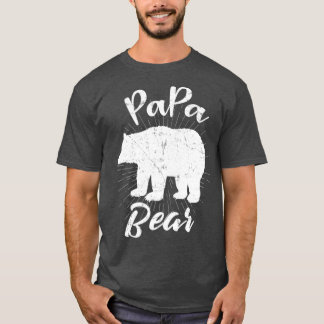 Graphic 365 Papa Bear Tee Great Fathers Day Gift