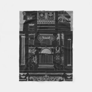 Graphic Architecture IV Fleece Blanket