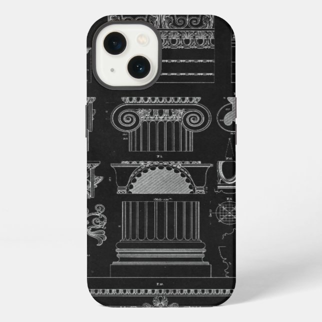 Graphic Architecture IV iPhone Case (Back)