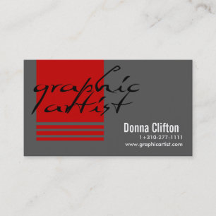 Graphic Artist Business Card