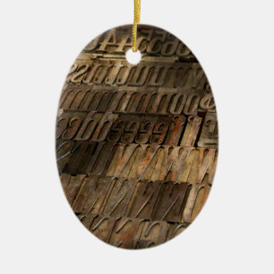 Graphic Artist - I'd like to buy a vowel Ceramic Tree Decoration