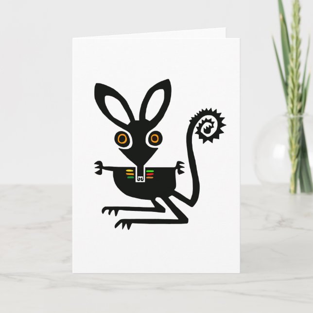 Graphic BILBY- Endangered Aussie animal - Card (Front)