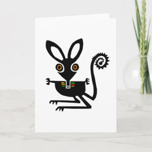 Graphic BILBY- Endangered Aussie animal - Card