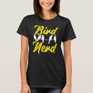 Graphic Bird Watching Apparel Bird Nerd T-Shirt