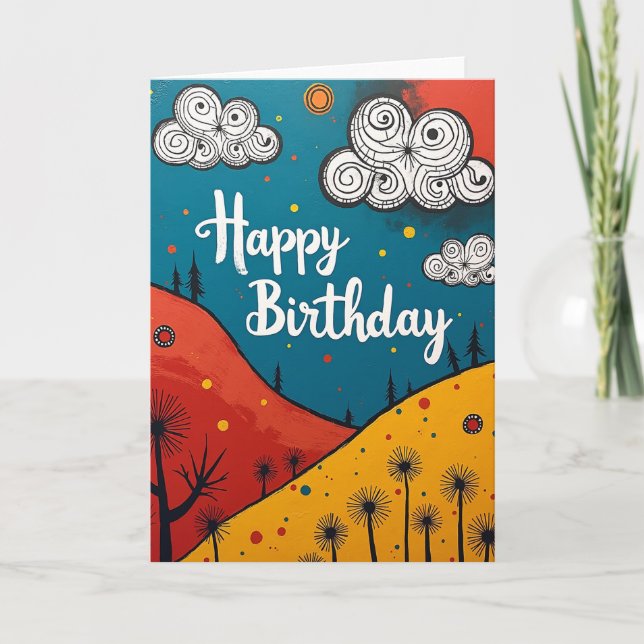Graphic Birthday Card (Front)