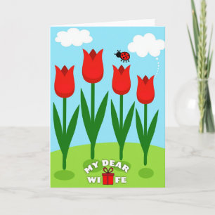 Graphic Blossom Mothers Day Card