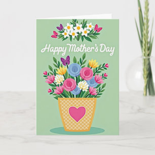 Graphic Blossoms Card