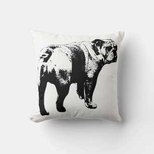 Graphic Bulldog, Cozy Edge Cushion