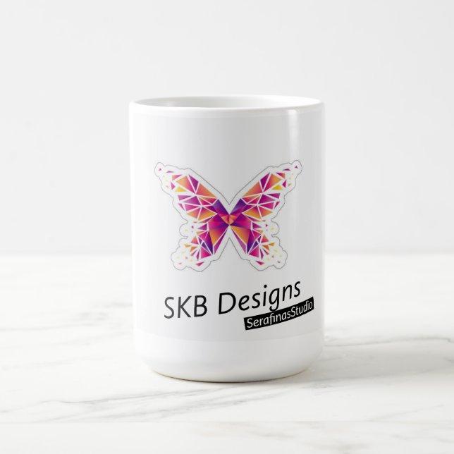 Graphic Butterfly Coffee Mug (Center)