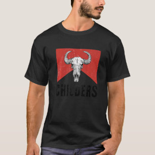 Graphic Childers Bull Skull  Leopard Cow Skulls T-Shirt