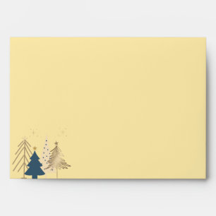 Graphic Christmas Tree Butter Yellow Christmas  Envelope