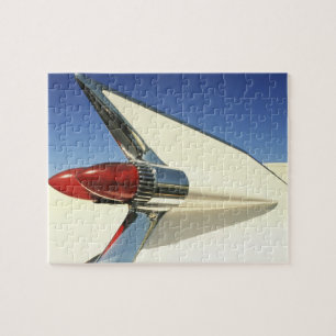 Graphic: Close-up of fin and taillight on Jigsaw Puzzle