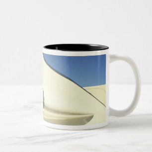 Graphic: Close-up of fin and taillight on Two-Tone Coffee Mug