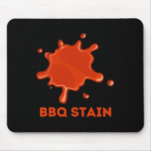 Graphic Colourful Bbq Stain Art 1 Mouse Pad