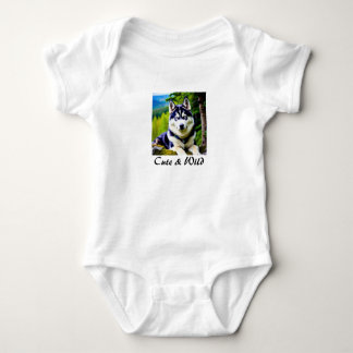 Graphic Design Baby Jumpsuit Wolf