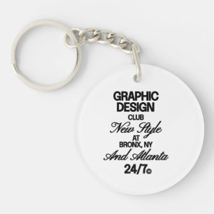 Graphic Design Club Key Ring