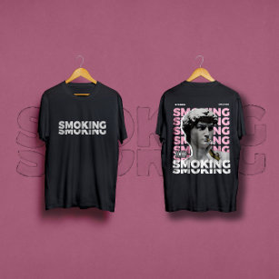 Graphic design David Sculpture Smoking Streetwear T-Shirt