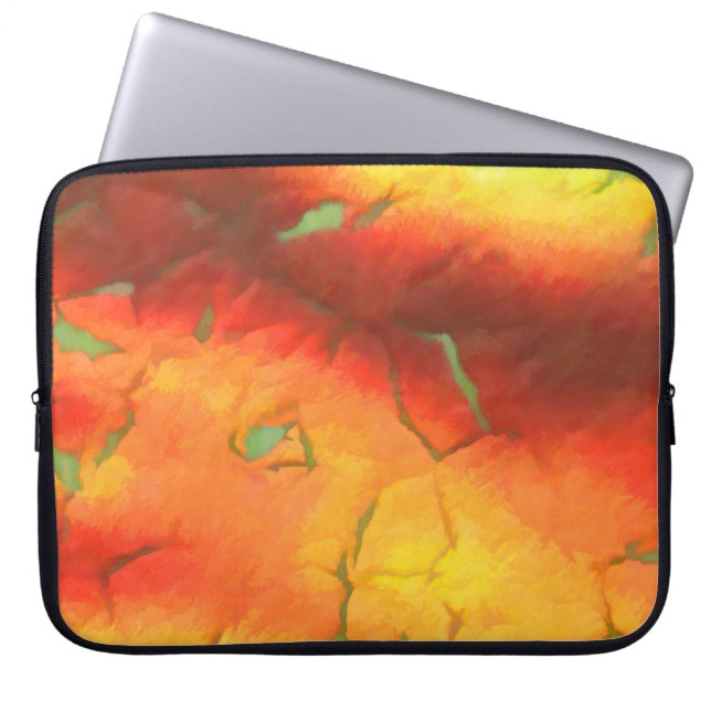 graphic design digital background texture colourfu laptop sleeve (Front)